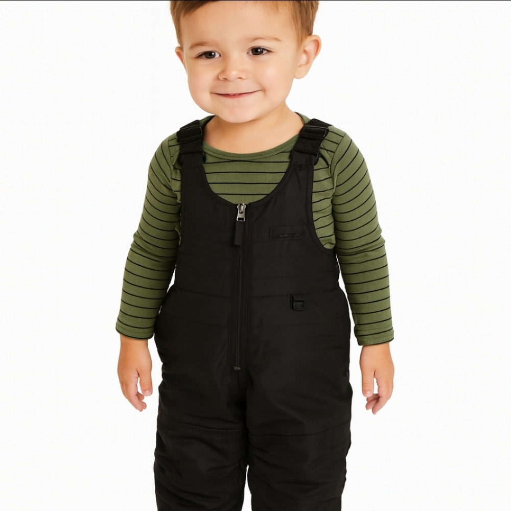 Cherokee Dark Gray Toddler Snow Pants Sz 3T
